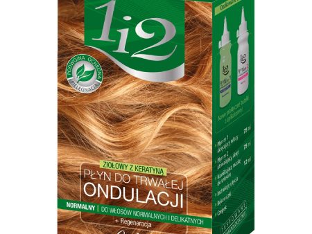 Celia 1i2 Płyn do trwałej ondulacji ziołowy z keratyną normalny 160ml Fashion