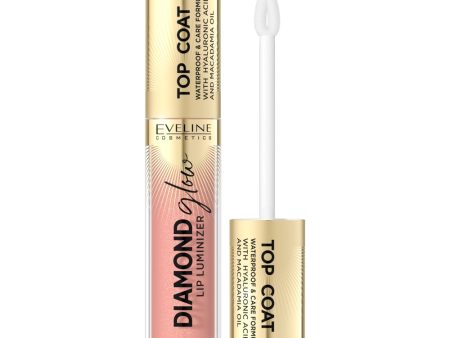 Diamond Glow Lip Luminizer top coat do ust z kwasem hialuronowym 13 Peach Fuzz 4.5ml Online Sale