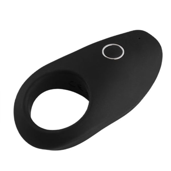 Men Vibrating Ring wibrujący pierścień na penisa Black Online now