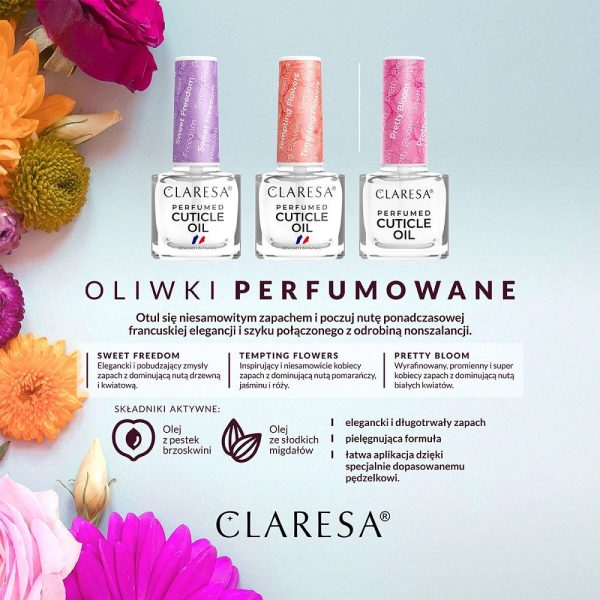 Perfumed Cuticle Oil perfumowana oliwka do skórek Pretty Bloom 5ml Online now