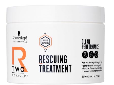 Bonacure R-Two Rescuing Treatment maska rekonstruująca do włosów ekstremalnie zniszczonych 500ml Online Hot Sale