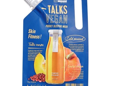 Talks Vegan Squeeze Pocket Sleeping Mask wygładzająca maseczka całonocna dla skóry problematycznej Skin Fitness 10g Online now