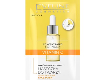 Skoncentrowana formuła wyrównująca koloryt maseczka do twarzy Vitamin C 8ml Online Hot Sale