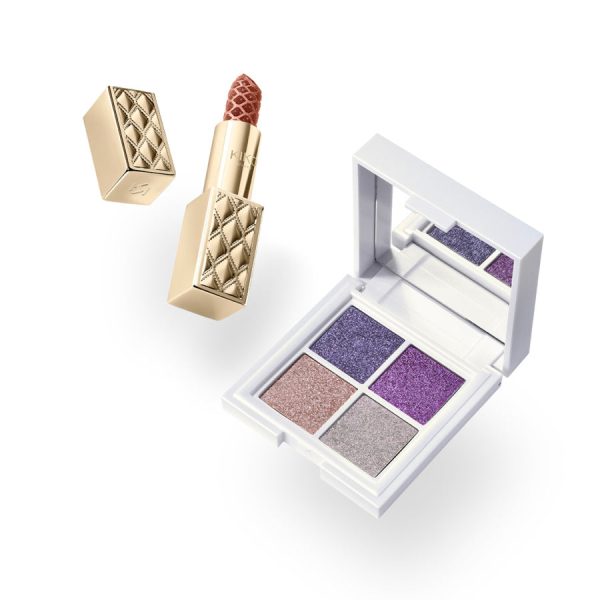 Holiday Première Made To Shine Makeup Gift Set zestaw paleta cieni do powiek 01 4g + pomadka do ust 01 3.5g Hot on Sale