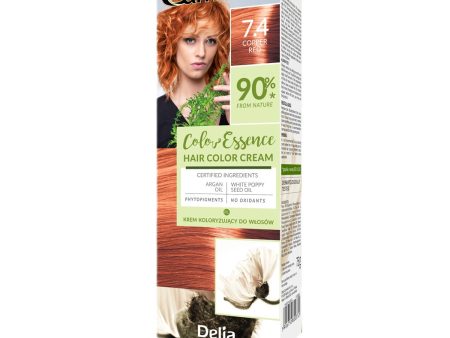 Color Essence krem koloryzujący do włosów 7.4 Copper Red 75g Hot on Sale