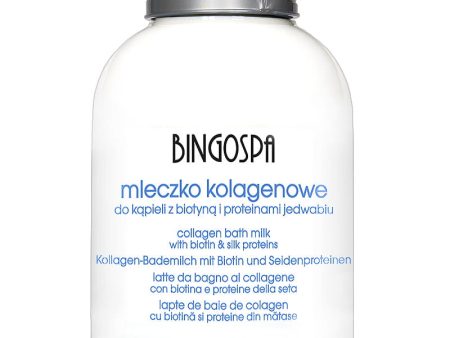 Mleczko kolagenowe do kąpieli z biotyną i proteinami jedwabiu 500ml Supply