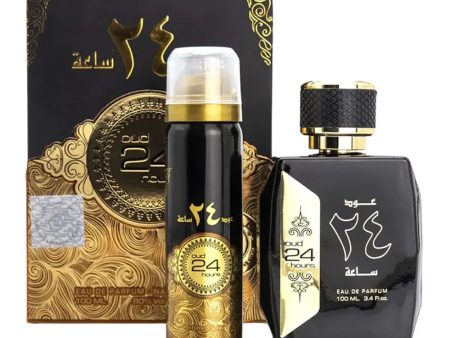 Oud 24 Hours zestaw woda perfumowana spray 100ml + dezodorant spray 50ml on Sale