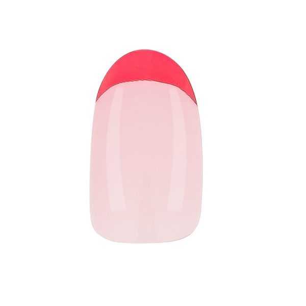 Artifical Nails sztuczne paznokcie Almond Pink French 24szt Online now